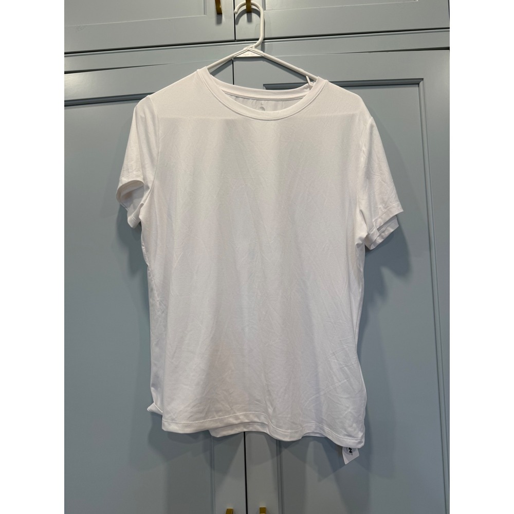 Noukow Performance T Shirt White UPF 50‎ Mens Size L Activewear